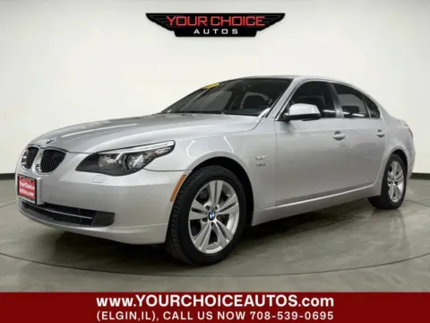 Silver 2010 BMW 5 Series 528i xDrive for sale in Elgin, IL