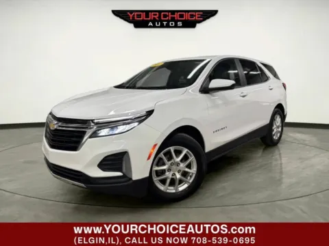 White 2022 Chevrolet Equinox LT for sale in Elgin, IL