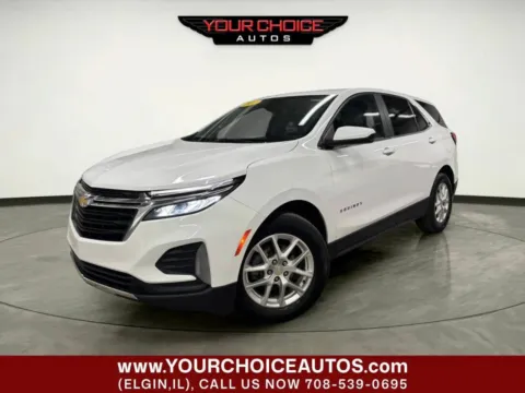 White 2022 Chevrolet Equinox LT for sale in Elgin, IL