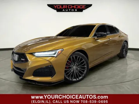 Gold 2021 Acura TLX Type S for sale in Elgin, IL