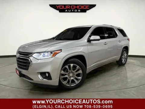 Silver 2018 Chevrolet Traverse Premier for sale in Elgin, IL