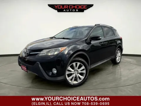 Black 2015 Toyota RAV4 Limited for sale in Elgin, IL