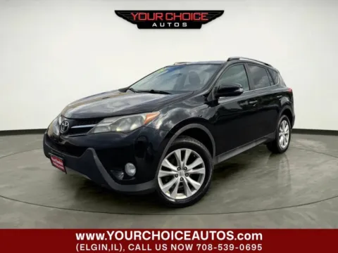 Black 2015 Toyota RAV4 Limited for sale in Elgin, IL