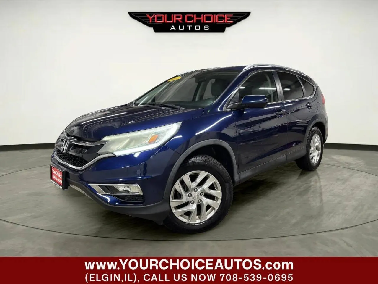 Blue 2016 Honda CR-V EX-L for sale in Elgin, IL