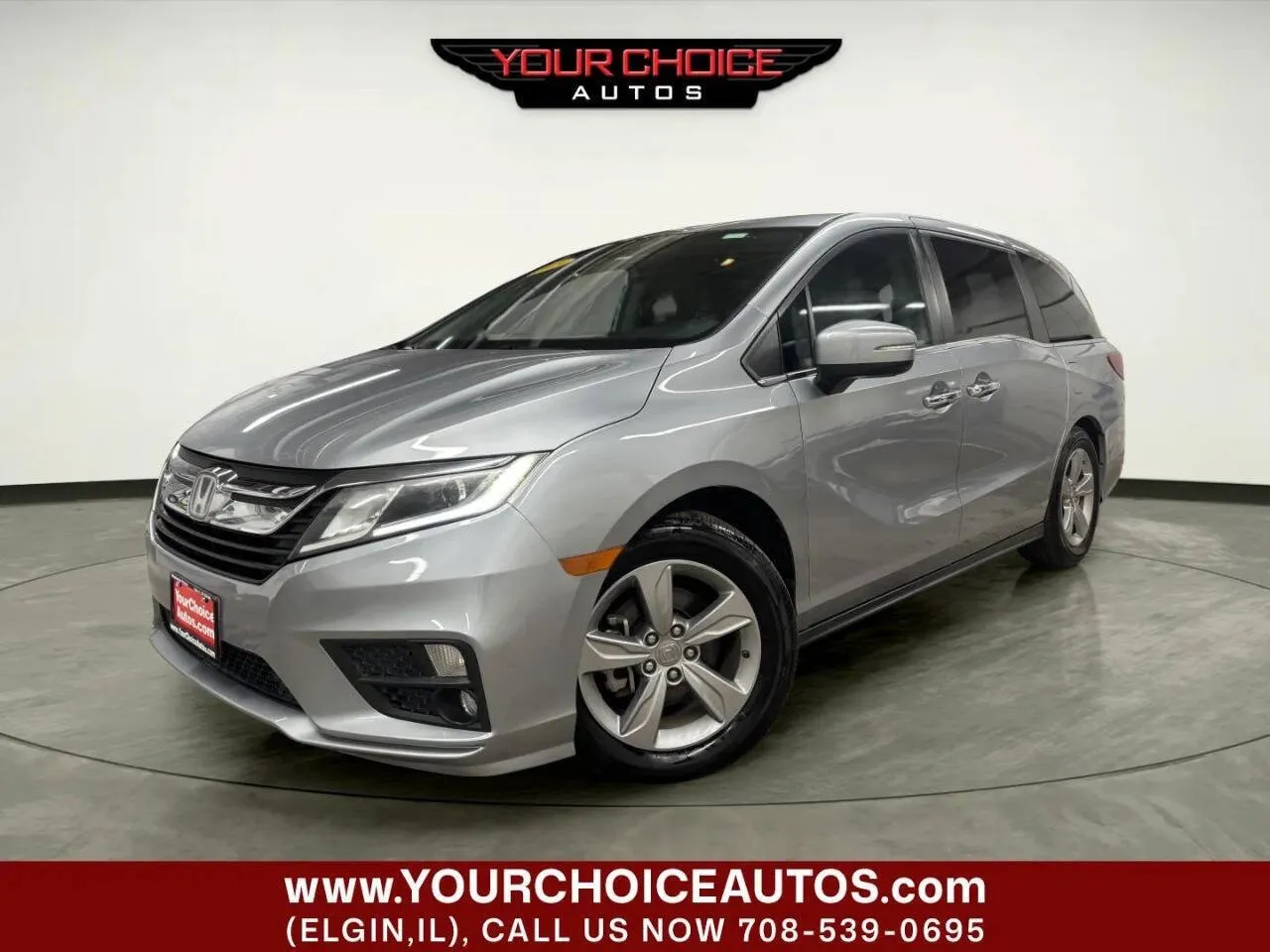 Silver 2019 Honda Odyssey EX L w/Navi w/RES 4dr Mini Van and RES for sale in Elgin, IL