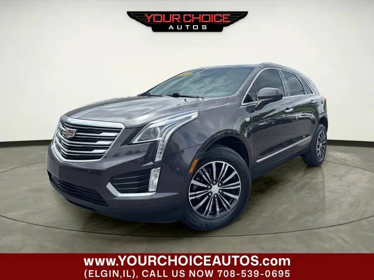 Gray 2018 Cadillac XT5 Luxury FWD for sale in Elgin, IL