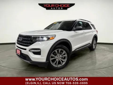 White 2020 Ford Explorer XLT for sale in Elgin, IL