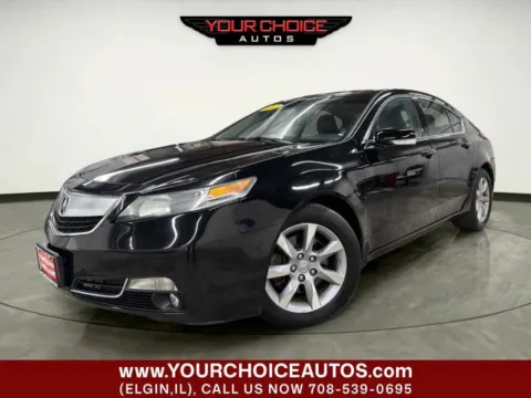 Black 2012 Acura TL Tech Auto for sale in Elgin, IL