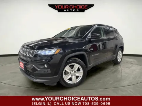 Black 2022 Jeep Compass Latitude for sale in Elgin, IL