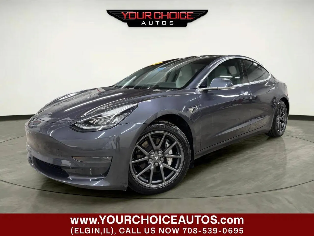 Gray 2020 Tesla Model 3 Long Range for sale in Elgin, IL