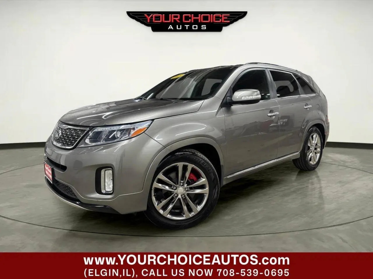 Silver 2015 Kia Sorento SX Limited for sale in Elgin, IL