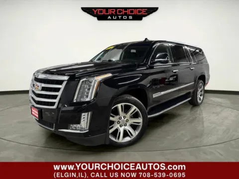 Black 2016 Cadillac Escalade ESV Luxury Collection for sale in Elgin, IL