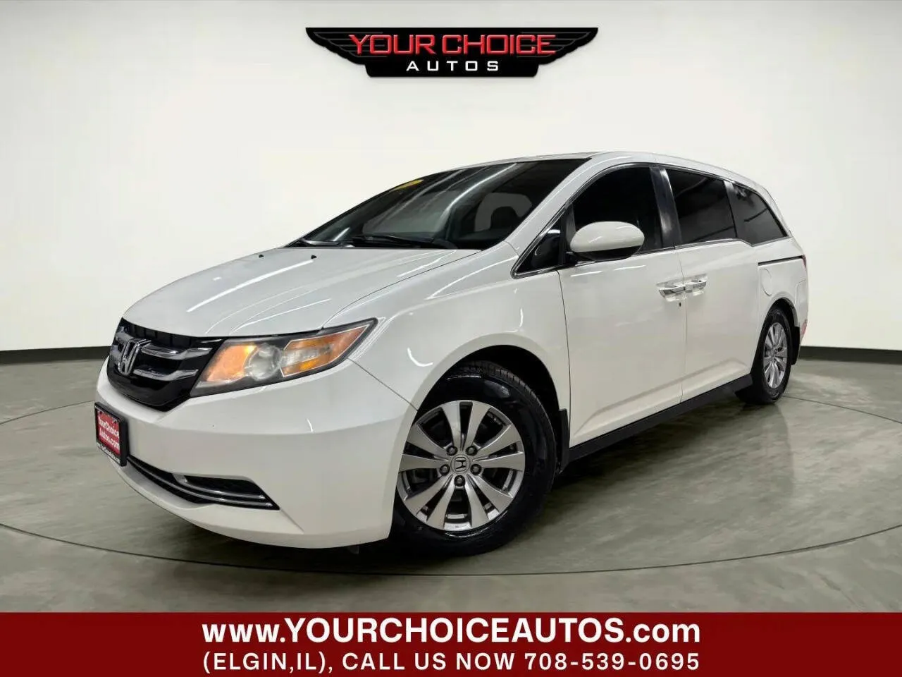 White 2016 Honda Odyssey EX-L for sale in Elgin, IL