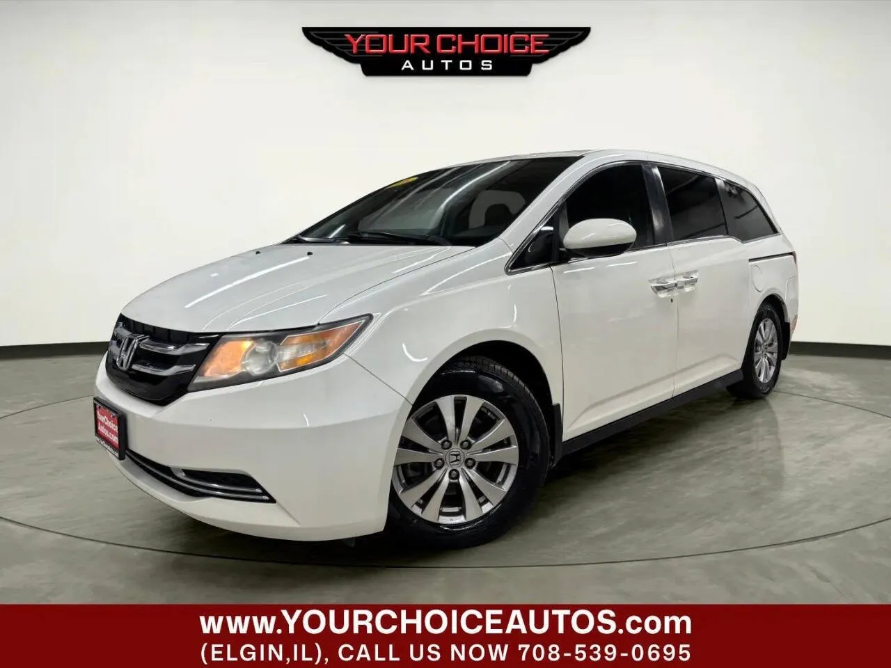 White 2016 Honda Odyssey EX-L for sale in Elgin, IL