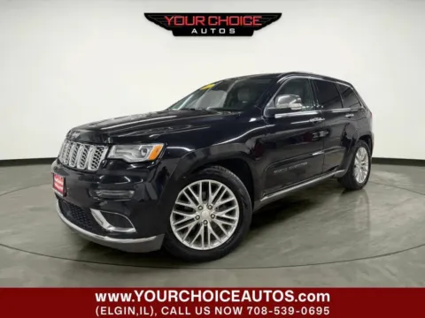 Black 2017 Jeep Grand Cherokee Summit for sale in Elgin, IL