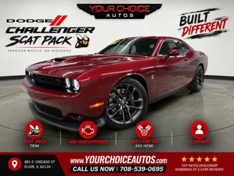 Red 2022 Dodge Challenger R/T Scat Pack for sale in Elgin, IL