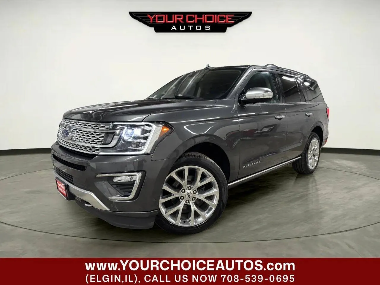 Gray 2019 Ford Expedition Platinum for sale in Elgin, IL