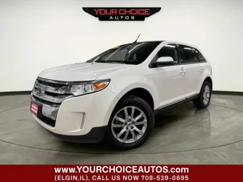White 2013 Ford Edge SEL for sale in Elgin, IL