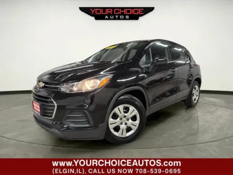 Black 2018 Chevrolet Trax LS for sale in Elgin, IL