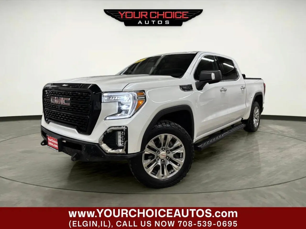 White 2021 GMC Sierra 1500 Denali for sale in Elgin, IL