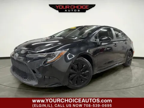 Black 2021 Toyota Corolla LE for sale in Elgin, IL