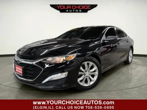 Black 2021 Chevrolet Malibu LT for sale in Elgin, IL