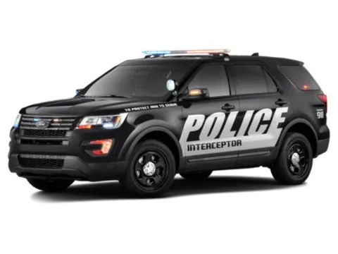 Black 2018 Ford Police Interceptor Utility AWD 4dr SUV for sale in Elgin, IL