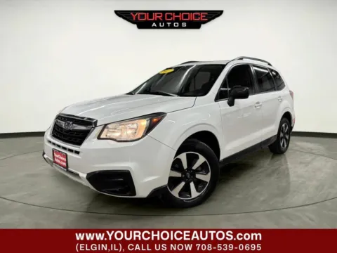 White 2017 Subaru Forester 2.5i AWD 4dr Wagon CVT for sale in Elgin, IL