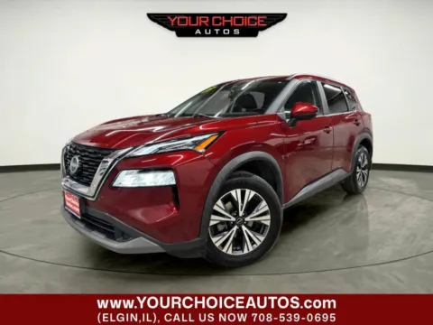 Red 2023 Nissan Rogue SV for sale in Elgin, IL