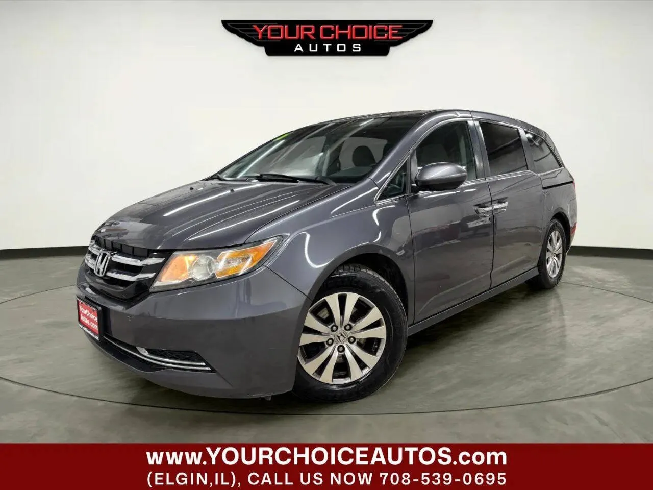 Gray 2016 Honda Odyssey SE for sale in Elgin, IL