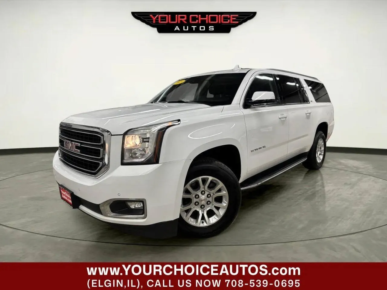White 2019 GMC Yukon XL SLT for sale in Elgin, IL