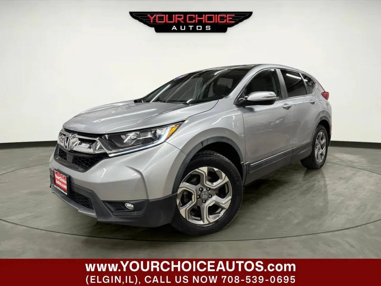 Silver 2019 Honda CR-V EX for sale in Elgin, IL