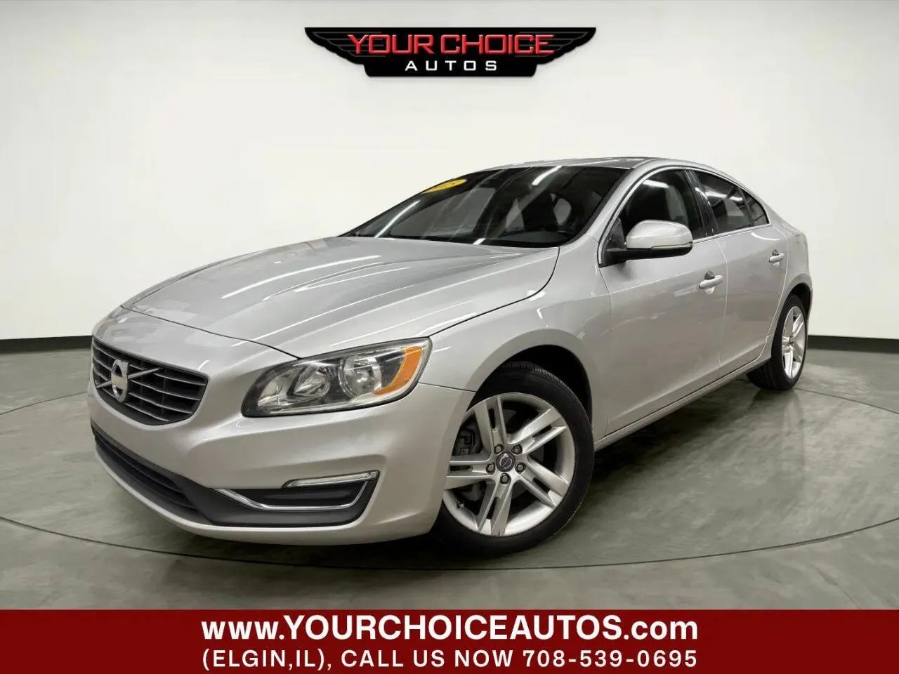 Silver 2015 Volvo S60 T5 Premier for sale in Elgin, IL