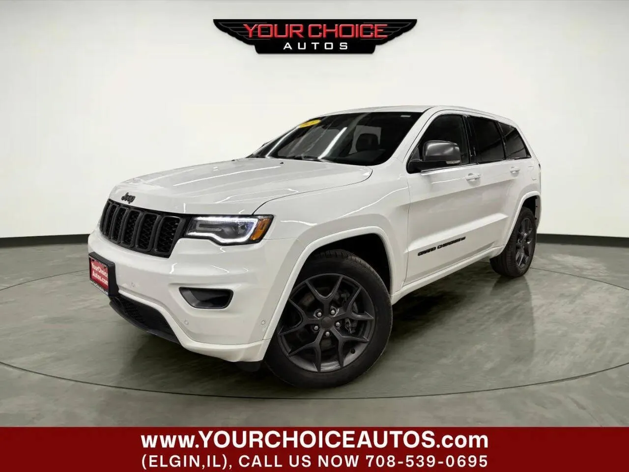 White 2021 Jeep Grand Cherokee 80th Anniversary for sale in Elgin, IL