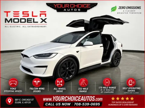 White 2022 Tesla Model X Base AWD 4dr SUV for sale in Elgin, IL