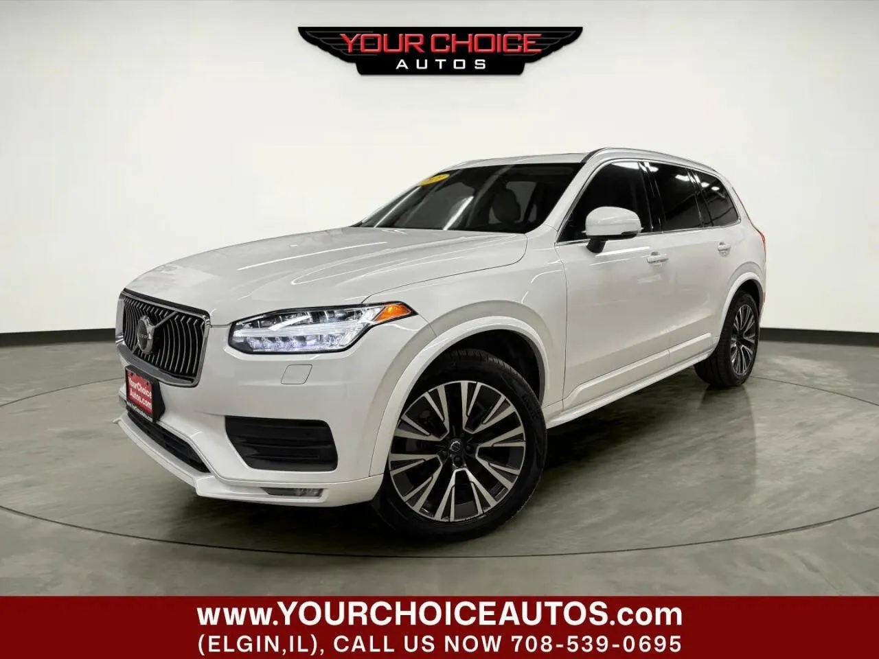 White 2021 Volvo XC90 Momentum for sale in Elgin, IL