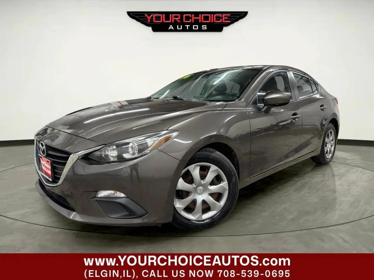 Brown 2016 Mazda Mazda3 i Sport for sale in Elgin, IL