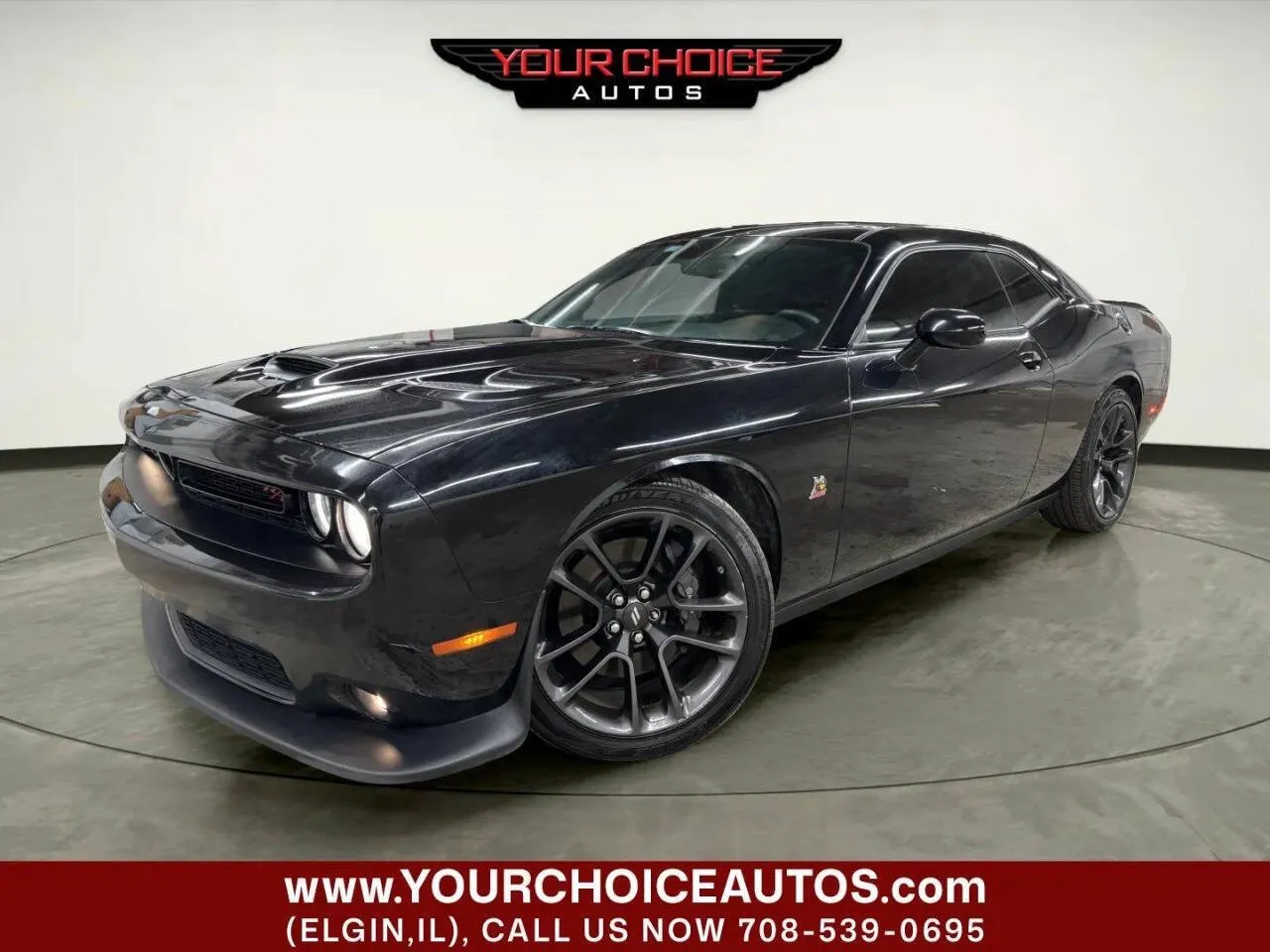 Black 2023 Dodge Challenger R/T Scat Pack for sale in Elgin, IL