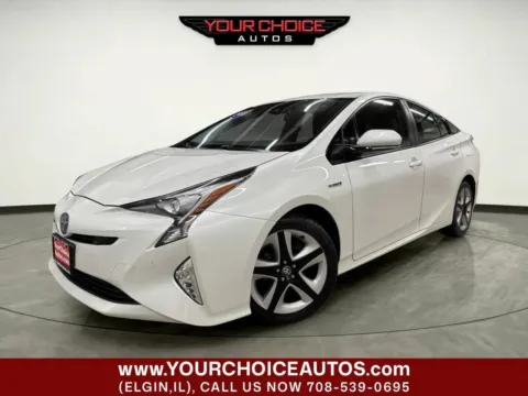 White 2018 Toyota Prius Three Touring 4dr Hatchback for sale in Elgin, IL
