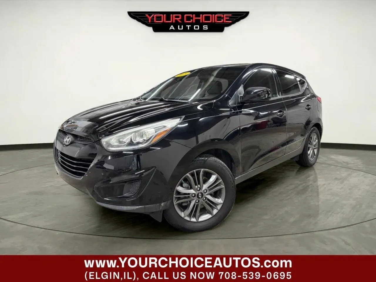 Black 2015 Hyundai Tucson GLS for sale in Elgin, IL