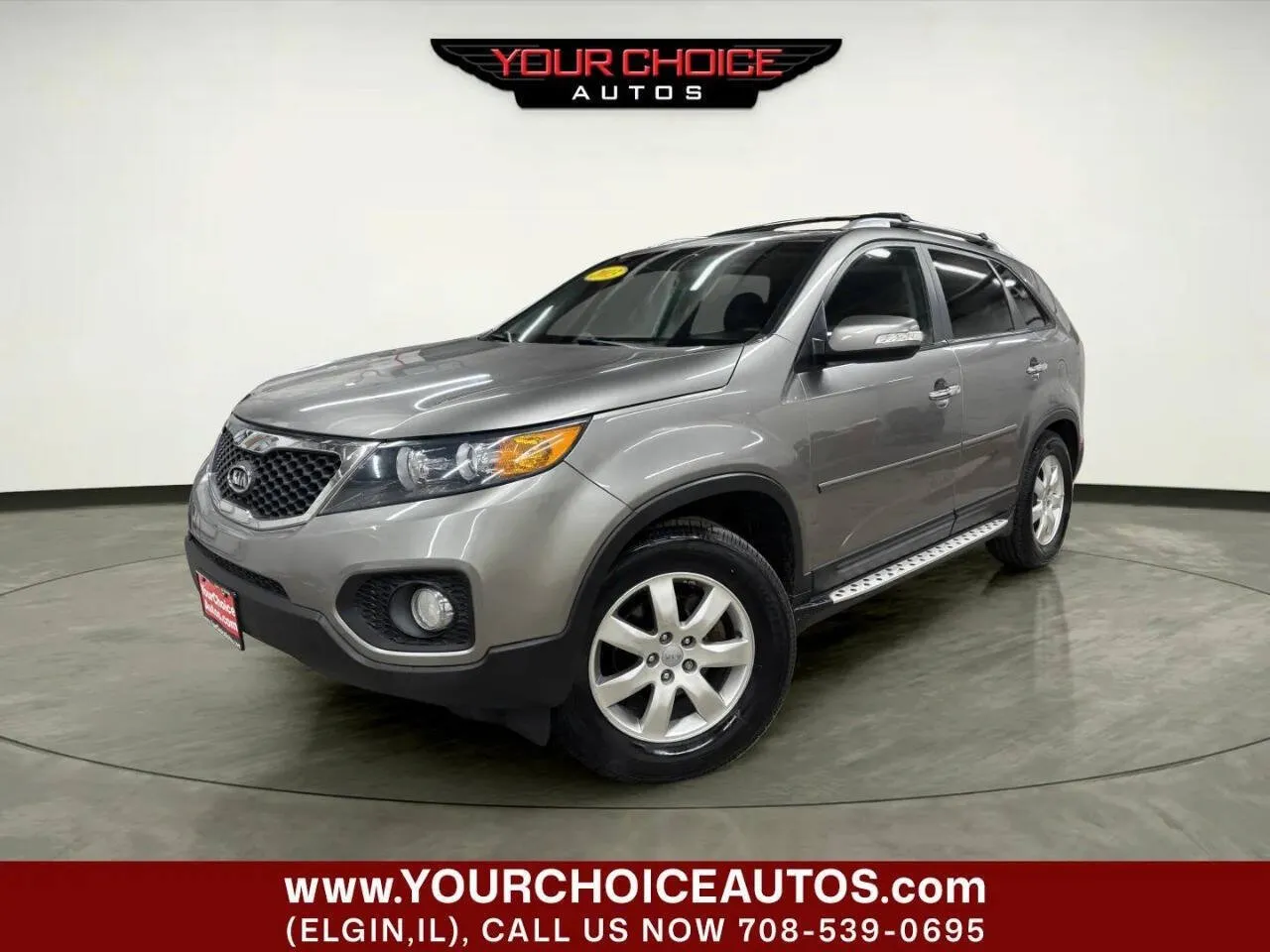 Silver 2013 Kia Sorento LX for sale in Elgin, IL