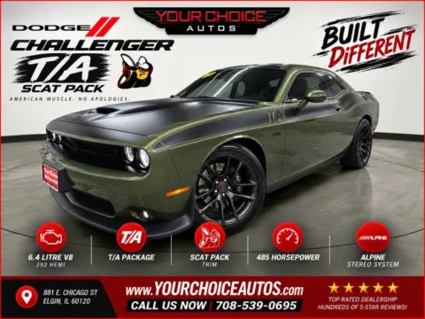 Green 2020 Dodge Challenger R/T Scat Pack for sale in Elgin, IL