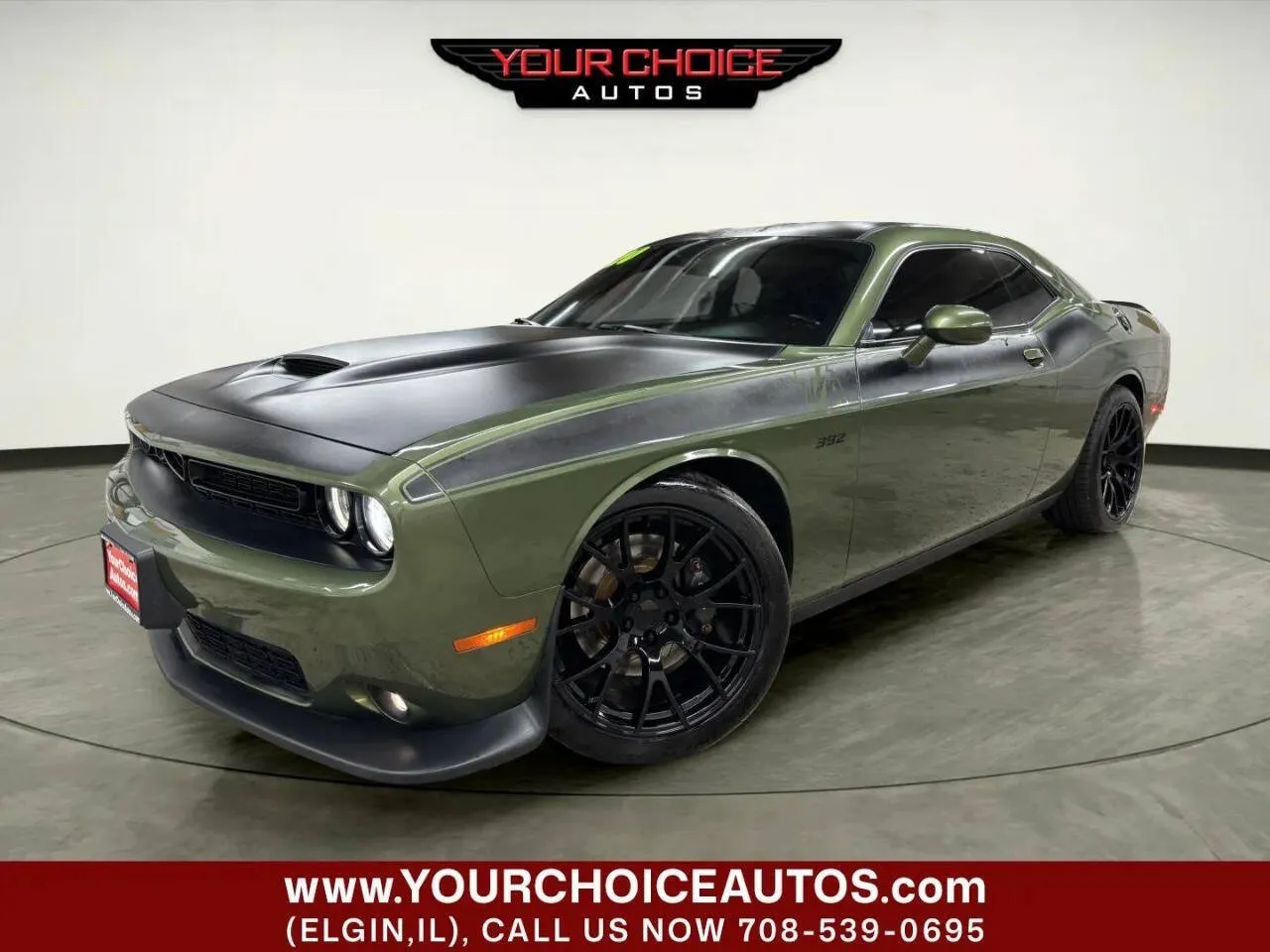 Green 2020 Dodge Challenger R/T Scat Pack for sale in Elgin, IL