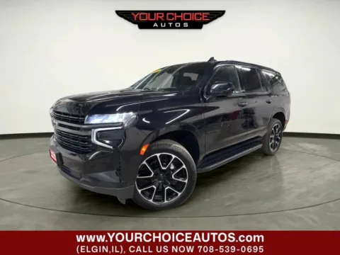 Black 2021 Chevrolet Tahoe RST for sale in Elgin, IL
