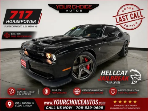 Black 2023 Dodge Challenger SRT Hellcat Jailbreak for sale in Elgin, IL