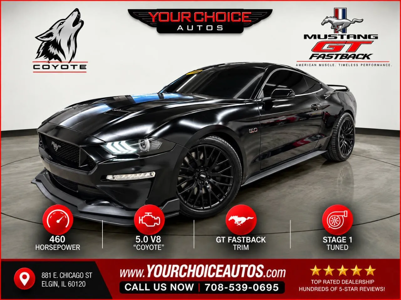 2019 Ford Mustang GT Premium 2dr Fastback