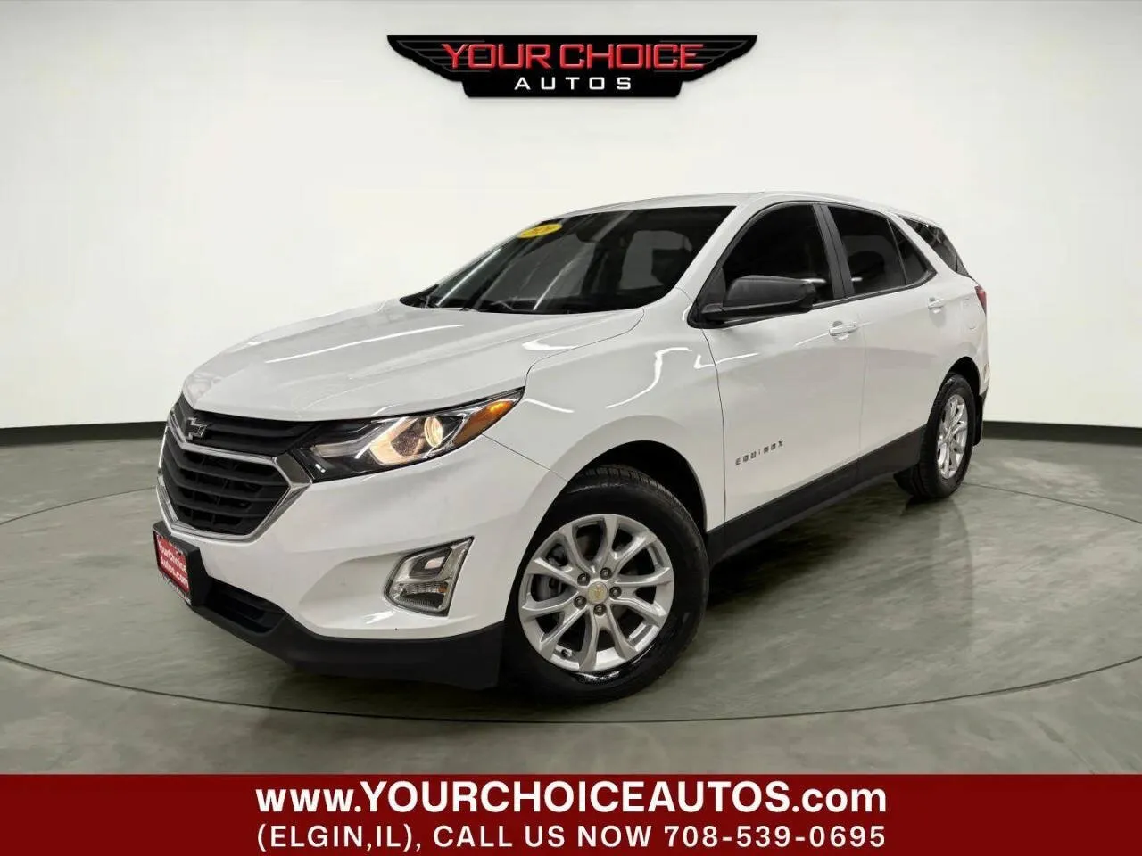 White 2020 Chevrolet Equinox LS for sale in Elgin, IL