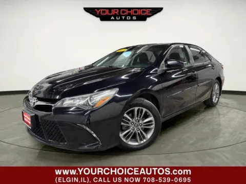 Black 2017 Toyota Camry SE 4dr Sedan for sale in Elgin, IL