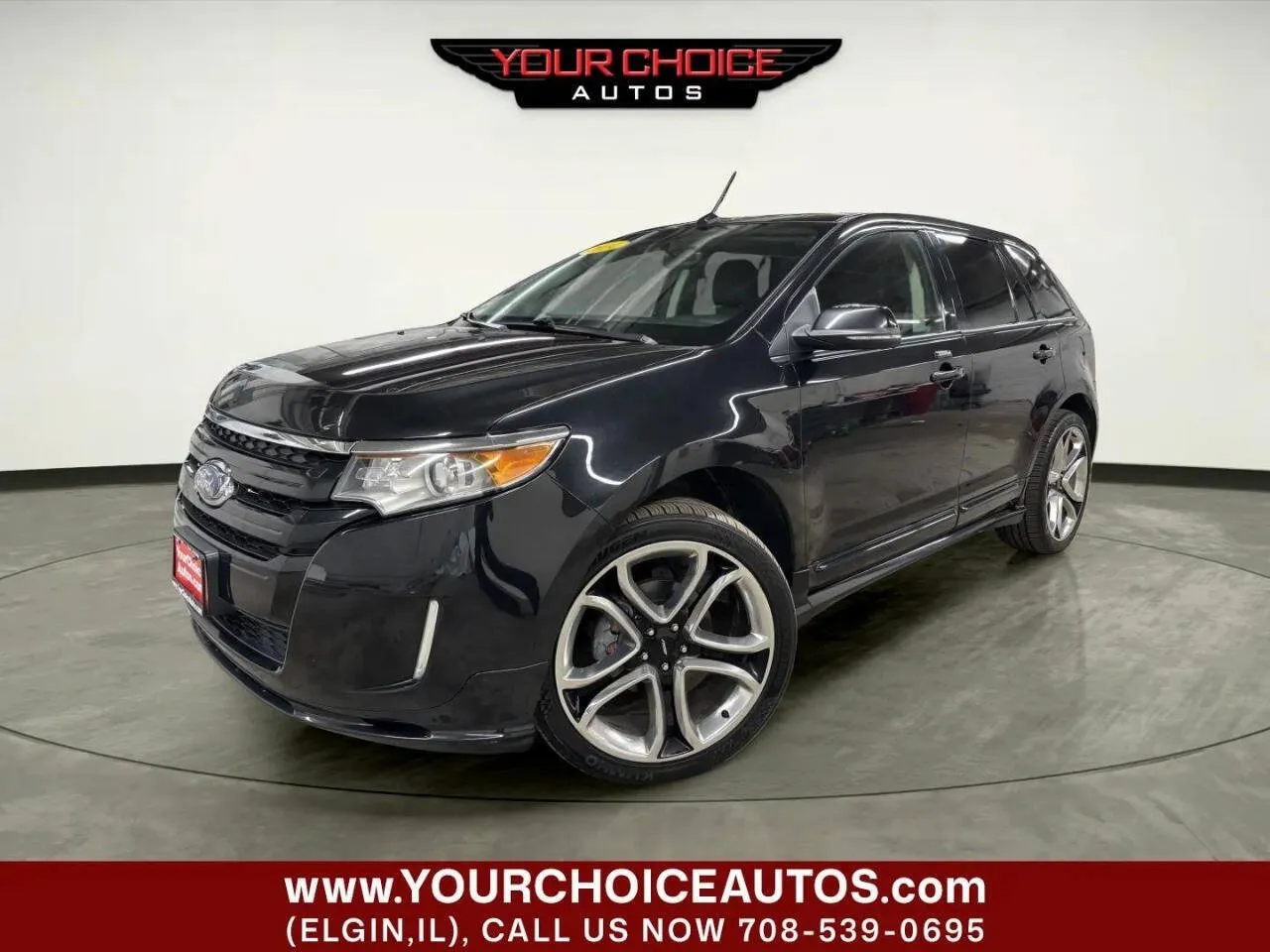 Black 2014 Ford Edge Sport for sale in Elgin, IL