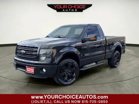 Black 2014 Ford F-150 FX4 4x4 2dr Regular Cab Styleside 6.5 ft. SB for sale in Elgin, IL